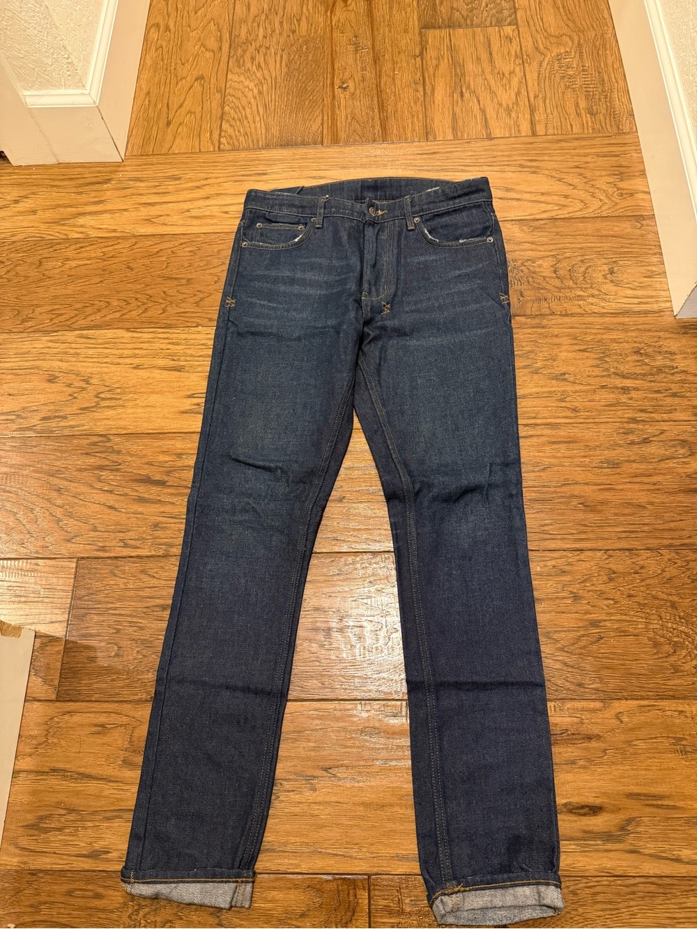 Men's Dark Blue Denim Jeans